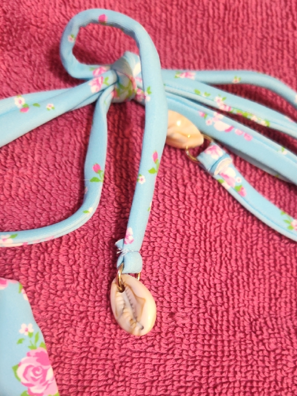 Lady Lace Bikini Set In Sky Blue - Picture 10 of 10